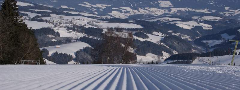 perfekte Pistenverhältnisse in der Region Joglland - Waldheimat (C) Almblicklifte Strallegg